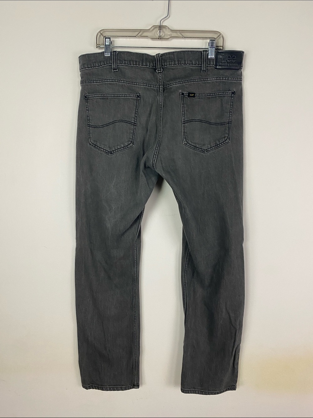 Lee Men's Charcoal Slim Fit Tapered Leg Jeans - Picture 5 of 6